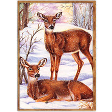 Charger l'image dans la galerie, Animal de père noël - diamant rond complet - 40x30cm