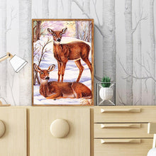 Charger l'image dans la galerie, Animal de père noël - diamant rond complet - 40x30cm