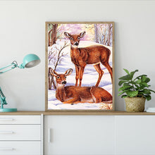 Charger l'image dans la galerie, Animal de père noël - diamant rond complet - 40x30cm