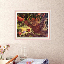 Charger l'image dans la galerie, Ours - diamant rond complet - 35x30cm