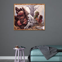 Charger l'image dans la galerie, Ours - diamant rond complet - 35x30cm