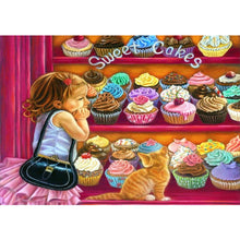 Charger l'image dans la galerie, Jolie fille - diamant rond complet - 40x30cm