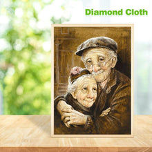 Charger l'image dans la galerie, Couples plus âgés - diamant rond complet - 30x40cm