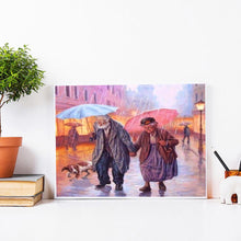 Charger l'image dans la galerie, Couples plus âgés - diamant rond complet - 30x40cm