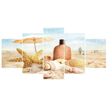 Charger l'image dans la galerie, 5pcs/set beach - peinture en diamant ronde - 95x45cm