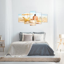 Charger l'image dans la galerie, 5pcs/set beach - peinture en diamant ronde - 95x45cm