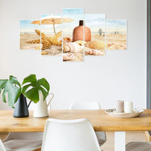 Charger l'image dans la galerie, 5pcs/set beach - peinture en diamant ronde - 95x45cm