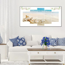 Charger l'image dans la galerie, Plage 5pcs - diamant rond complet - 95x45cm