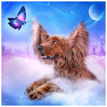 Charger l'image dans la galerie, Chien - diamant rond complet - 30x30cm