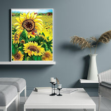 Charger l'image dans la galerie, Tournesol - diamant rond complet - 30x40cm