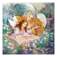 Charger l'image dans la galerie, Fille - diamant rond complet - 30x30cm