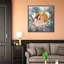 Charger l'image dans la galerie, Fille - diamant rond complet - 30x30cm