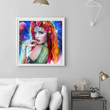 Charger l'image dans la galerie, Fille - diamant rond complet - 30x30cm