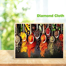 Charger l'image dans la galerie, Assaisonnement - diamant rond complet - 30x40cm