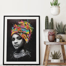 Charger l'image dans la galerie, Fille - diamant rond complet - 30x40cm