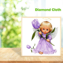 Charger l'image dans la galerie, Angel - diamant rond complet - 30x30cm