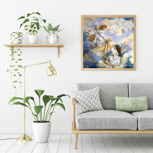Charger l'image dans la galerie, Angel - diamant rond complet - 30x30cm