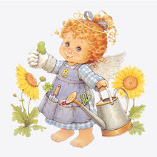 Charger l'image dans la galerie, Angel - diamant rond complet - 30x30cm