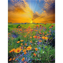 Charger l'image dans la galerie, Fleur - diamant rond complet - 30x40cm