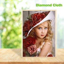 Charger l'image dans la galerie, Fille - diamant rond complet - 30x40cm