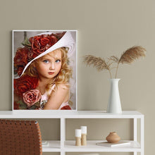 Charger l'image dans la galerie, Fille - diamant rond complet - 30x40cm