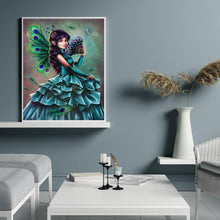 Charger l'image dans la galerie, Fille - diamant rond complet - 30x40cm