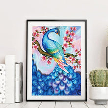 Charger l'image dans la galerie, Peafowl - diamant rond complet - 30x40cm