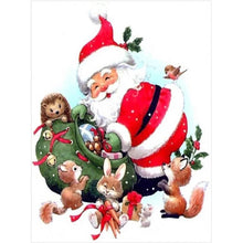 Charger l'image dans la galerie, Noël - diamant rond complet - 30x40cm