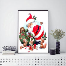 Charger l'image dans la galerie, Noël - diamant rond complet - 30x40cm