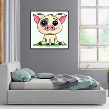 Charger l'image dans la galerie, Porc - diamant rond complet - 30x30cm