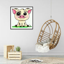 Charger l'image dans la galerie, Porc - diamant rond complet - 30x30cm