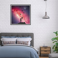 Charger l'image dans la galerie, Ciel étoilé - diamant rond complet - 30x30cm