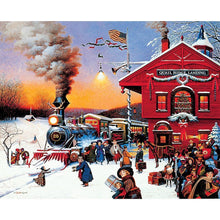 Charger l'image dans la galerie, Noël - diamant rond complet - 30x40cm