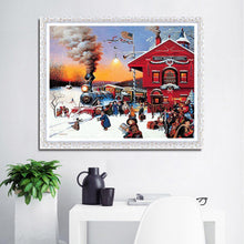 Charger l'image dans la galerie, Noël - diamant rond complet - 30x40cm