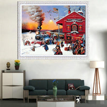 Charger l'image dans la galerie, Noël - diamant rond complet - 30x40cm