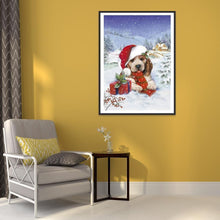 Charger l'image dans la galerie, Noël - diamant rond complet - 30x40cm