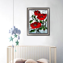 Charger l'image dans la galerie, Fleurs - diamant rond complet - 30x40cm