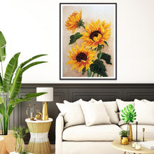 Charger l'image dans la galerie, Fleurs - diamant rond complet - 30x40cm