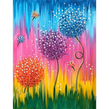 Charger l'image dans la galerie, Fleurs - diamant rond complet - 30x40cm