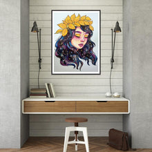 Charger l'image dans la galerie, Fille - diamant rond complet - 30x40cm