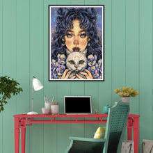 Charger l'image dans la galerie, Fille - diamant rond complet - 30x40cm