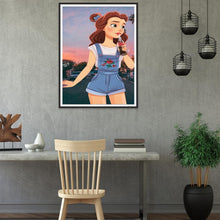 Charger l'image dans la galerie, Fille - diamant rond complet - 30x40cm