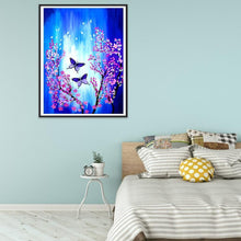 Charger l'image dans la galerie, Papillon - diamant rond complet - 30x40cm