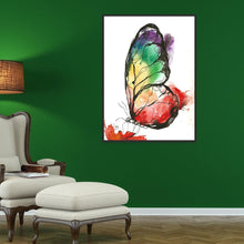 Charger l'image dans la galerie, Papillon - diamant rond complet - 30x40cm