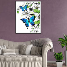 Charger l'image dans la galerie, Papillon - diamant rond complet - 30x40cm