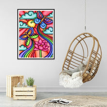 Charger l'image dans la galerie, Papillon - diamant rond complet - 30x40cm