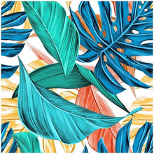 Charger l'image dans la galerie, Feuilles - diamant rond complet - 30x30cm