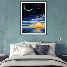 Charger l'image dans la galerie, Paysage - diamant rond complet - 30x40cm