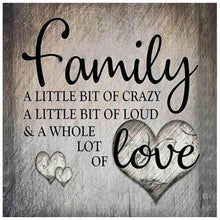 Charger l'image dans la galerie, Famille - diamant rond complet - 40x40cm