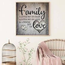 Charger l'image dans la galerie, Famille - diamant rond complet - 40x40cm